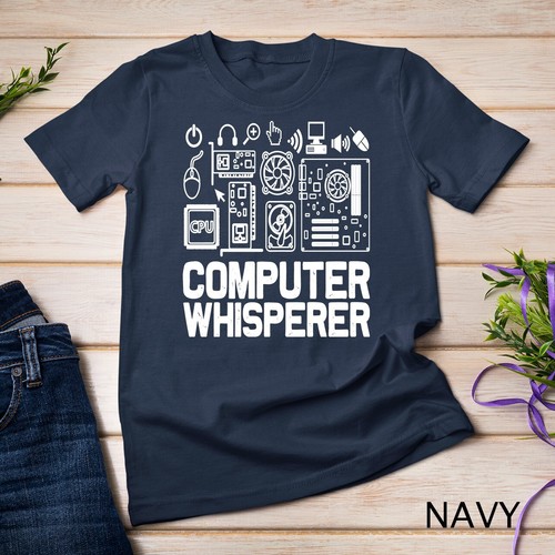 Camiseta Susurrador de Computadora IT Nerds Geek Unisex - Imagen 7 de 15