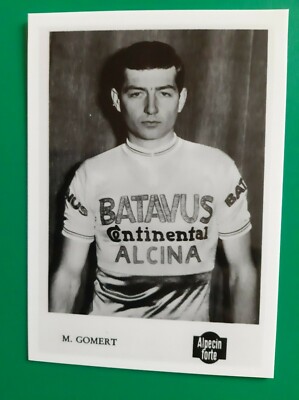 CYCLING cycling card Mr. GOMERT team BATAVUS CONTINENTAL ALCINA