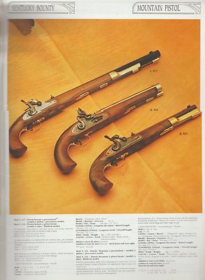 Catalogue Illustré Pedersoli, Armes Davide Pedersoli & Cie, Tarifs Italiens