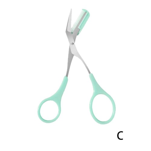 Men Grooming Eyebrow Trimmer Scissors with Comb Shaper 1 M4W1SXE pcs W9Q1