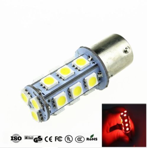 Bulbs Red 2X P21W 118-SMD LED Light Bulb Turn Signal Backup Reverse Lamp - Picture 2 of 2