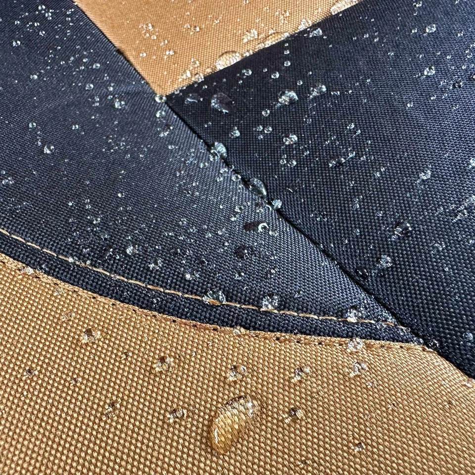 Fundas de asiento de auto delanteras de lona impermeables negras tostadas para Chevy Trailblazer 2007-en Foto 3 de 4