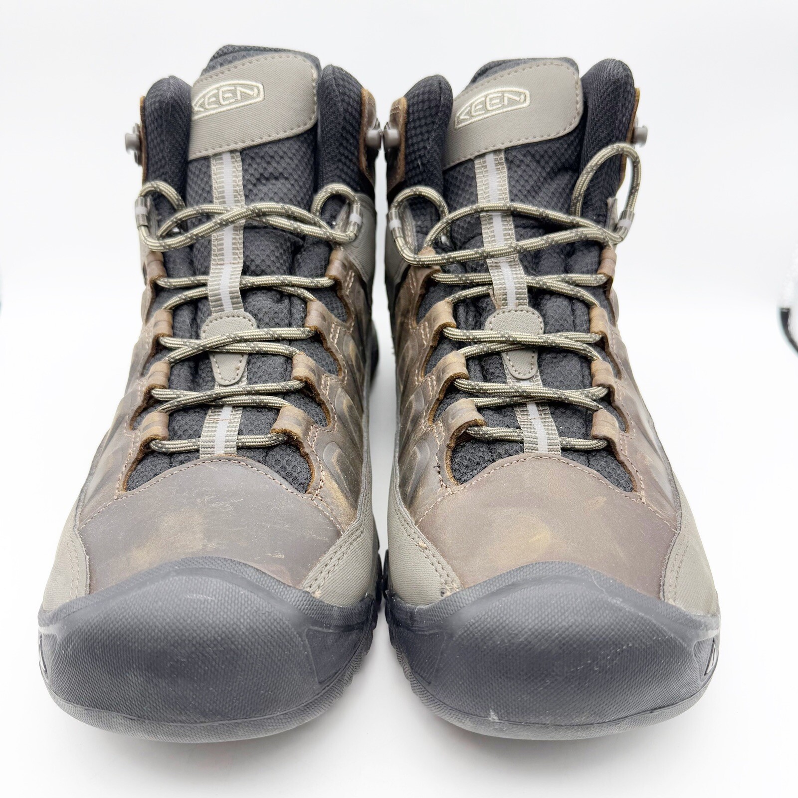 Stivali Keen Targhee Iii impermeabili da trekking uomo marroni casual 1017786 taglia 13 scatola