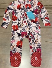Posh Peanut 6-9 Chloe Ruffled Footie