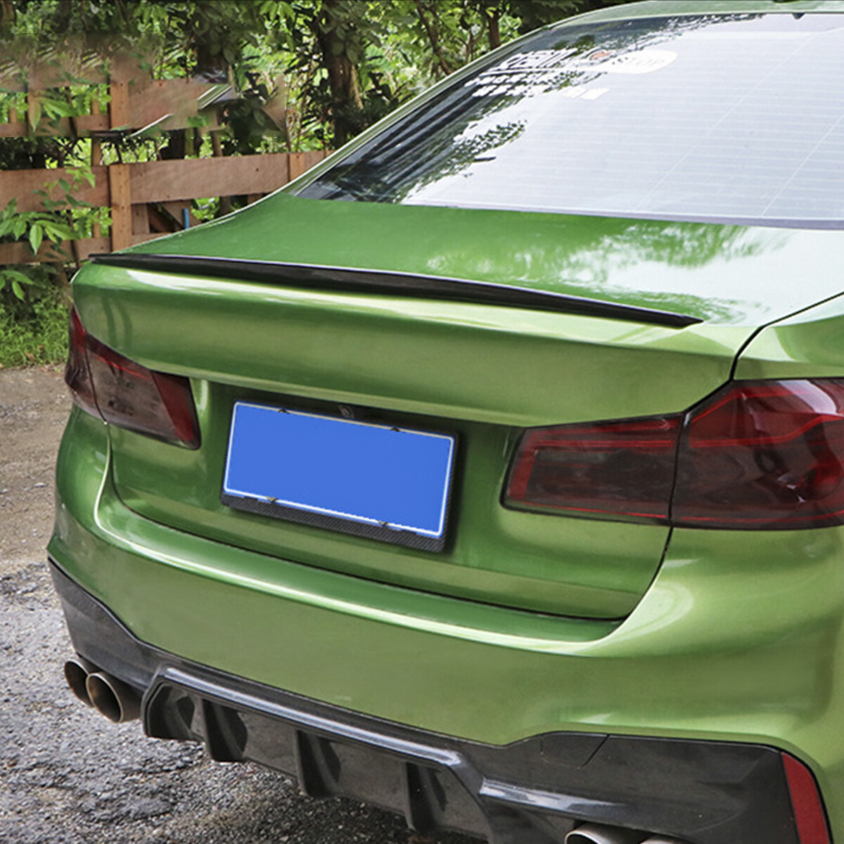 47" Universal Car Rear Trunk Spoiler Wing Tail Lid Gloss Black M4 Style