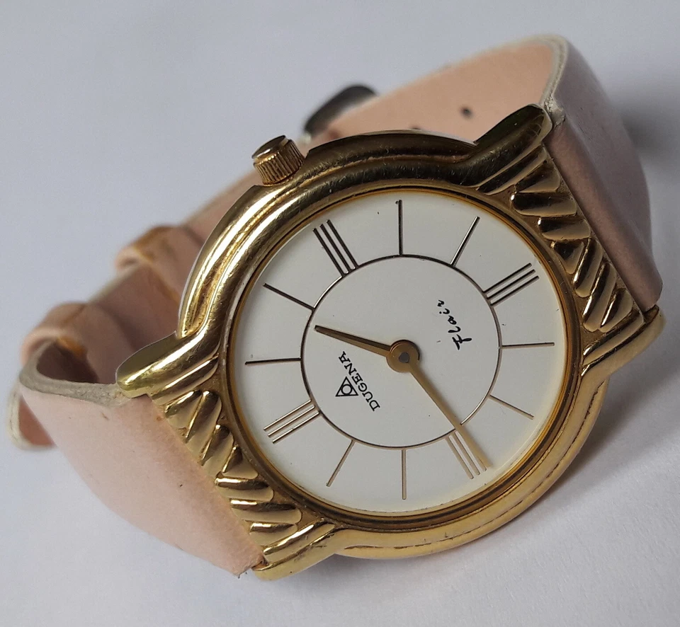 Vintage Ladies DUGENA FLAIR Qoatrz Gold Plated Cal.4T23 German Made Wristwatch - Image 3 of 4