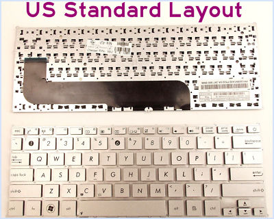 Laptop US Layout Keyboard for ASUS 0KNB0-1620US00 9Z.N8KBC.41D Silver ...