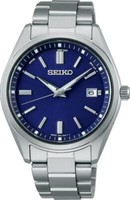 Seiko Selection The Standard Radio Solar SBTM321 Uhr Silber Blau Edelstahl