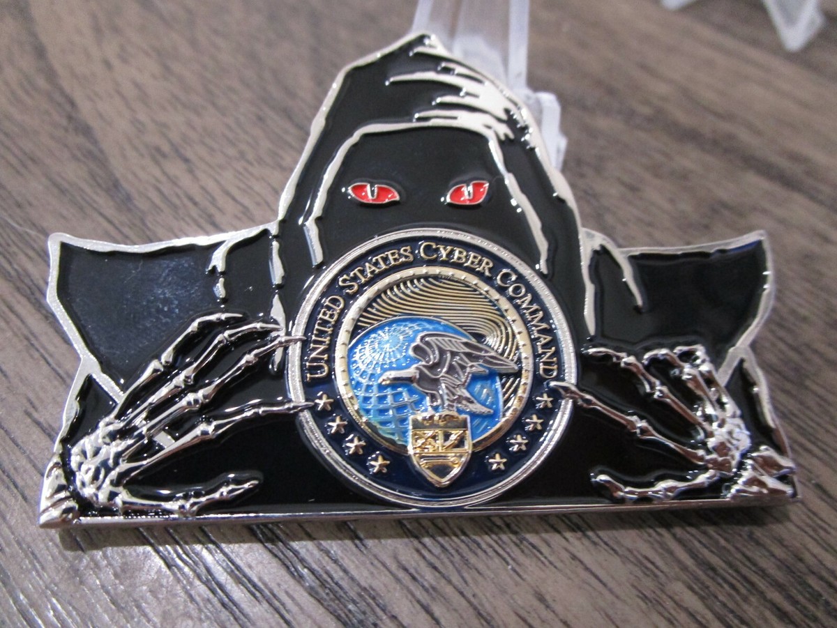 3 Challenge Coins CYBERCOM & Intelligence Community Reaper 3 Challenge Coins CYBERCOM & Intelligence Community Reaper