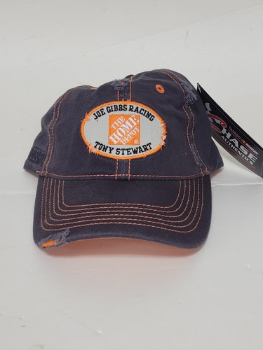 Tony Stewart Cap The Home Depot Strap Back Distressed Chase Authentics NASCAR