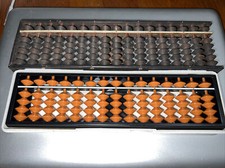 Lot of 2 Abacus   uh, abaci abacuses 