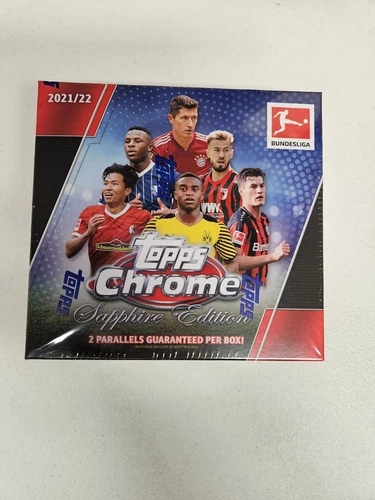 2021/22 Topps Chrome Bundesliga Sapphire Edition Soccer Box Sealed