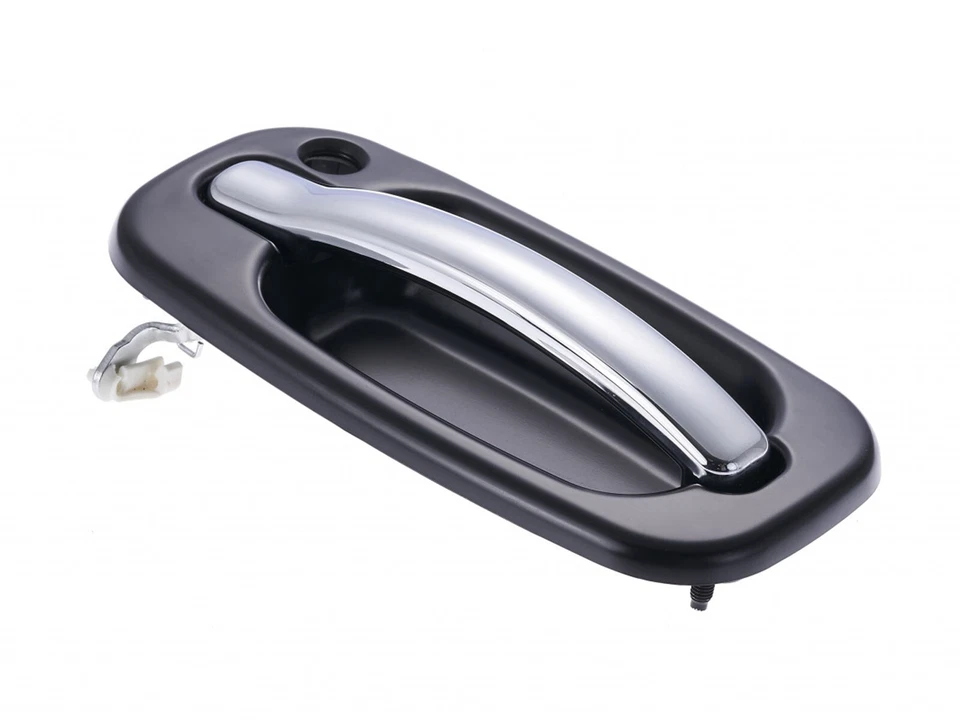 Manija de puerta exterior cromada negra para Escalade EXT 2000-2006 juego delantero y trasero Foto 3 de 4