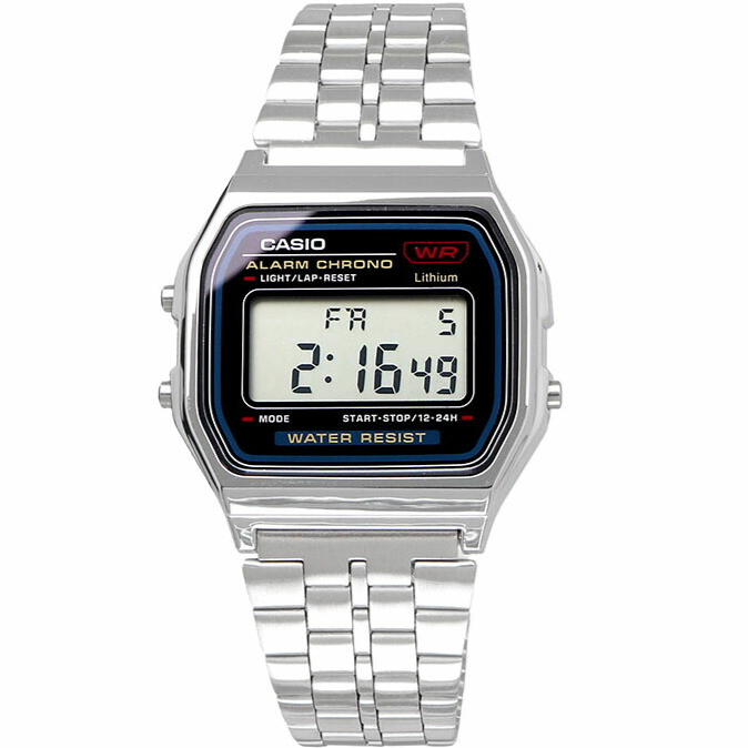 CASIO Collection STANDARD A159WA-N1JH Digital Watch Silver 33.2mm
