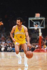 John Lucas of the Golden State Warriors Basketball 1980 Photo 1