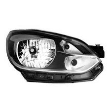 Scheinwerfer rechts H4 glasklar chrom mit Stellmotor für VW UP 121 122 BL1 BL2