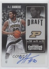 2016 Panini Contenders Draft Picks College Ticket 48/99 AJ Hammons #158 Auto pm6