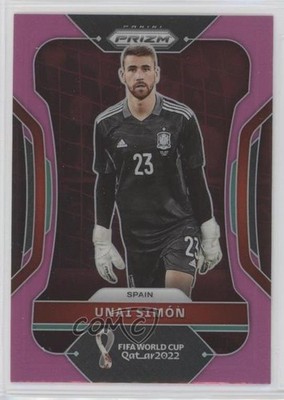 2022 Panini Prizm World Cup Qatar Pink Prizm Unai Simon #228 2x9