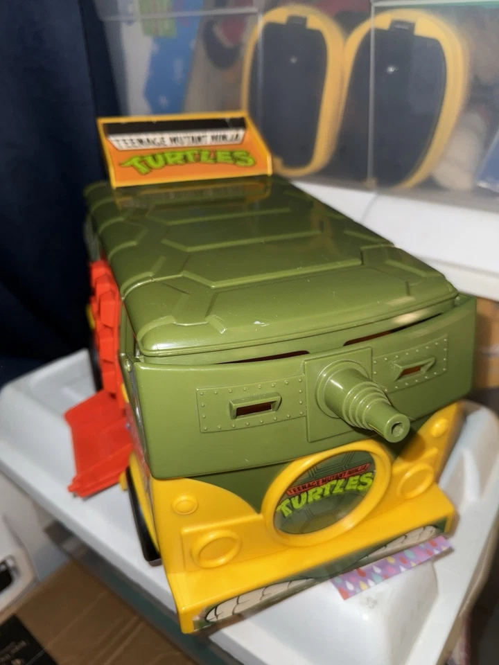 1989 Teenage Mutant Ninja Turtles Party Wagon Van Bus Near Complete Extras! - Image 2 of 4