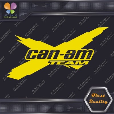 Compatible Cam-Am X Team BRP Can Am Bombardier Vehicles Vinyl Decals Stickers
