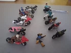 Diecast And Plastic Motor Bikes  Lesney/ Matchbox And Others