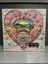 Vintage Springbok Square Puzzle Love Is The Heart In Blossom 500 Pieces Sealed