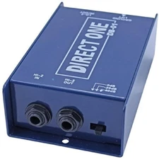 Passive Di direct box 1/4" instrument to balanced & unbalanced XLR