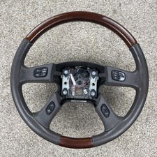 03-06 Cadillac Escalade Chevy Suburban Tahoe Envoy Steering Wheel Oem P21997721