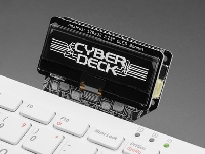 CYBERDECK Bonnet for Raspberry Pi 400 & 500 Adafruit 4862
