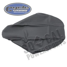 Quad Works Cycle Works Seat Cover - Gripper Black - 36-21294-01