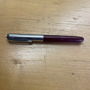 Vintage DUO-FAST Pocket Stapler Pen STYLE Mini Stapler Maroon