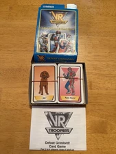 saban's vr troopers defeat grimlord! card game parkers brothers 1994