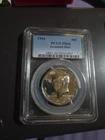 1964 Silver Proof Accented Hair Kennedy Half Dollar PCGS PR66