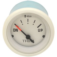 Teleflex Boat Trim Gauge 31744 | Lido White 2 Inch Yamaha