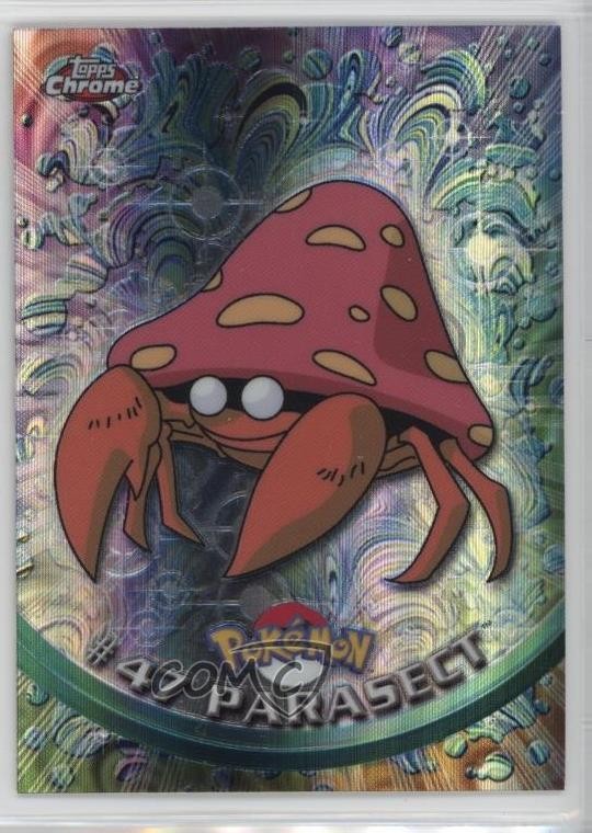 Parasect Spectra-Chrome Topps Chrome Pokemon TV Animation Edition #47 2000