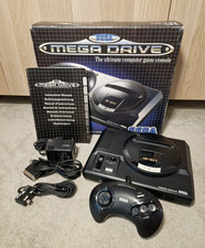 Sega Mega Drive 16-Bit Console Boxed - Tested & Working