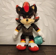 Shadow the Hedgehog Sonic 3 Build a Bear Stuffed Plush with Emerald