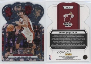 2023-24 Panini Crown Royale Blue Crystal /99 Jaime Jaquez Jr #40 Rookie RC