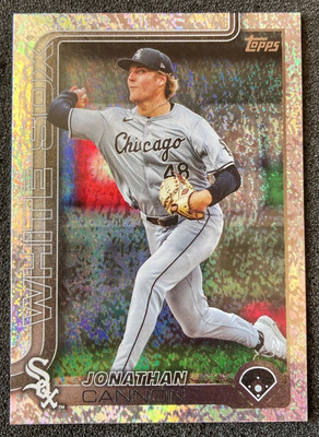 2025 Topps #660 Jonathan Cannon HOLOFOIL SP. Chicago Whitesox