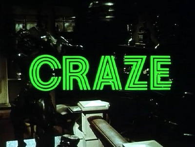 CRAZE 1974 occult horror Jack Palance Diana Dors dvd -r Region