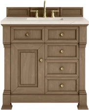 James Martin Vanities 547-V36-3EMR Brookfield 36" - Pecan