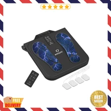 Foot Massager Neuropathy TENS EMS 10 Modes 50 Intensities with 4 Pad Relief Pain