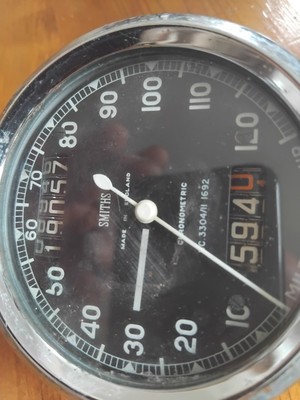SMITHS CHRONOMETRISCHER TACHO 120 MPH