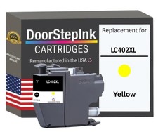 DoorStepInk Compatible Ink Cartridges For Brother LC402XL Yellow-USA