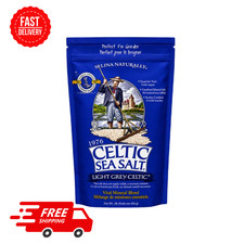 Light Grey Celtic Sea Salt 1 Pound Resealable Bag   Additive-Free, Delicious Sea