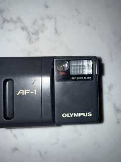 Olympus AF 1 Black 35mm Film Camera with ESP and Quick Flash