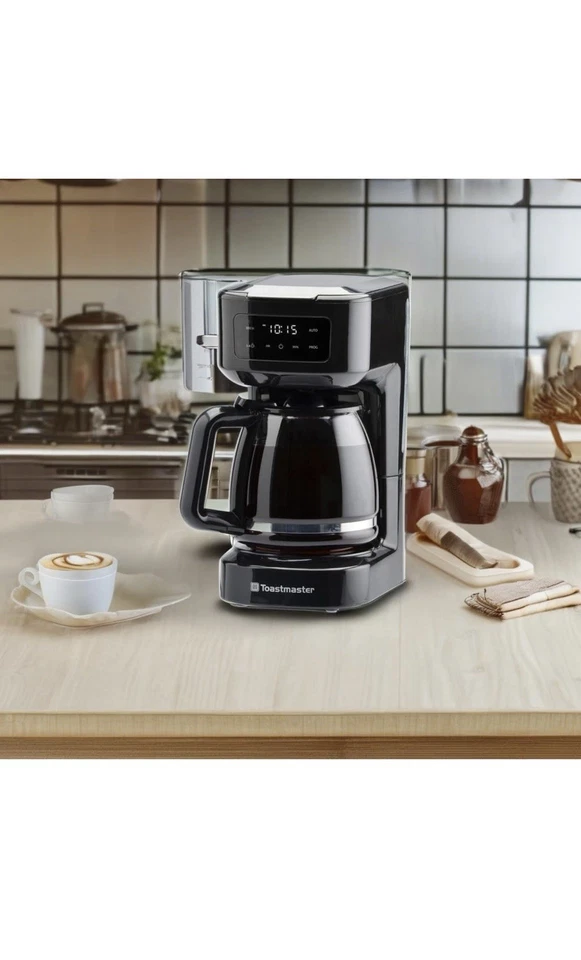 Toastmaster 12-Cup Digital Touchscreen Drip Coffee Maker, Black, TM-131CM - Image 3 of 4