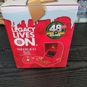NeoGeo Mini Limited Edition Christmas Red 48 Games System Console New Sealed