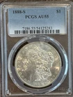 1888-S Morgan Dollar PCGS AU55 Better Date NO RESERVE