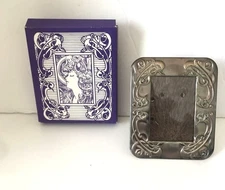 Vintage Lillian Vernon Mini 3 x 2.75" Silver Plated Picture Frame New